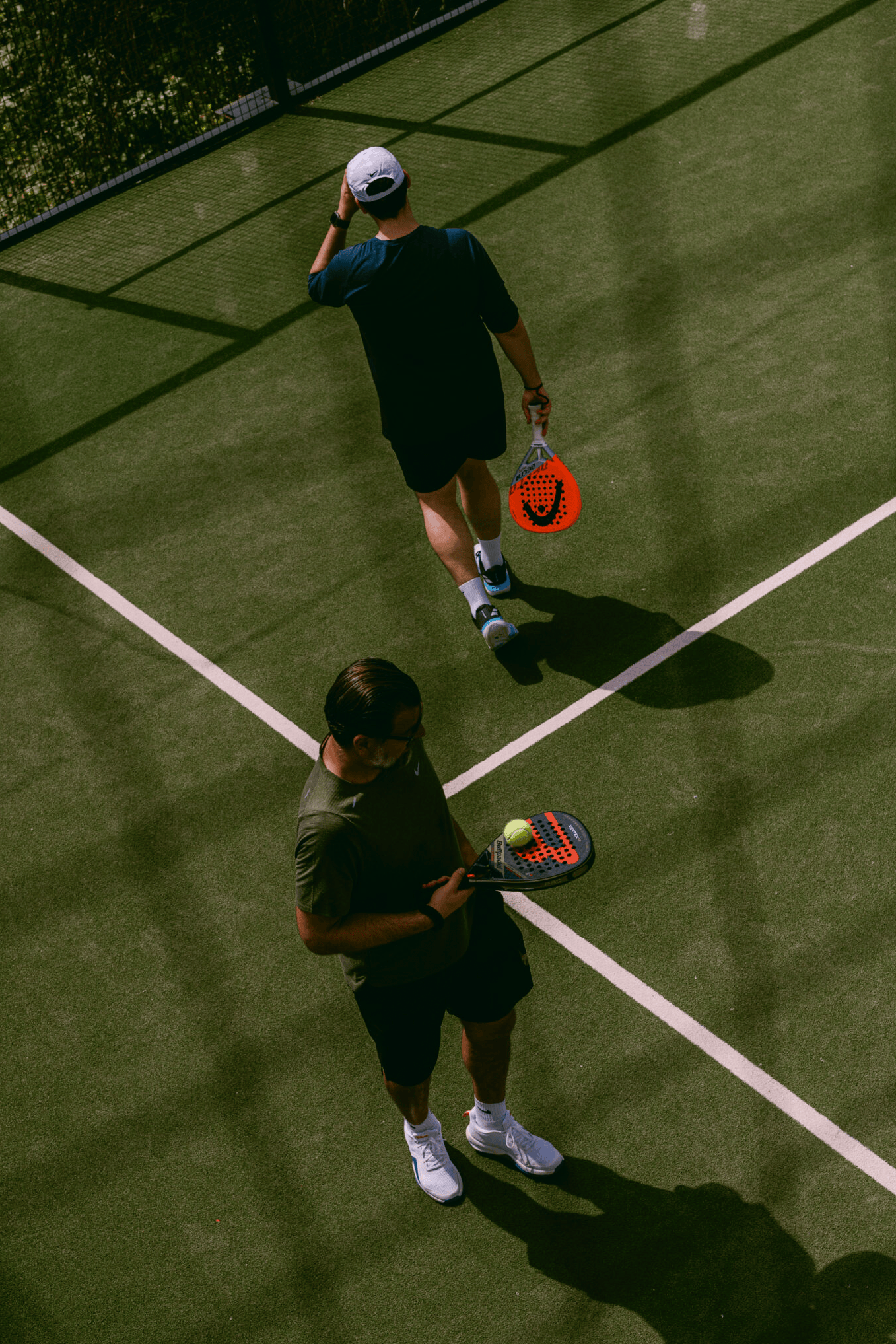Members playing padel at Terreno Club